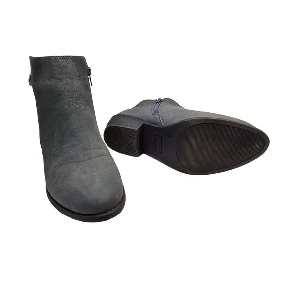 ingaro womens double side zip "mace" 1.5" heel boots. - Picture 6 of 6